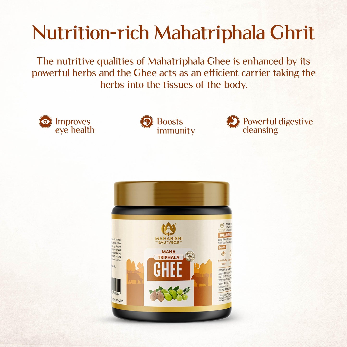 TRIPHALA GHRITA - FOR HEALTH AND WELLNESS