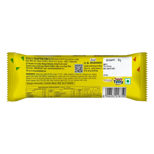 Patanjali Twisty Tasty Biscuit (35 Gram)