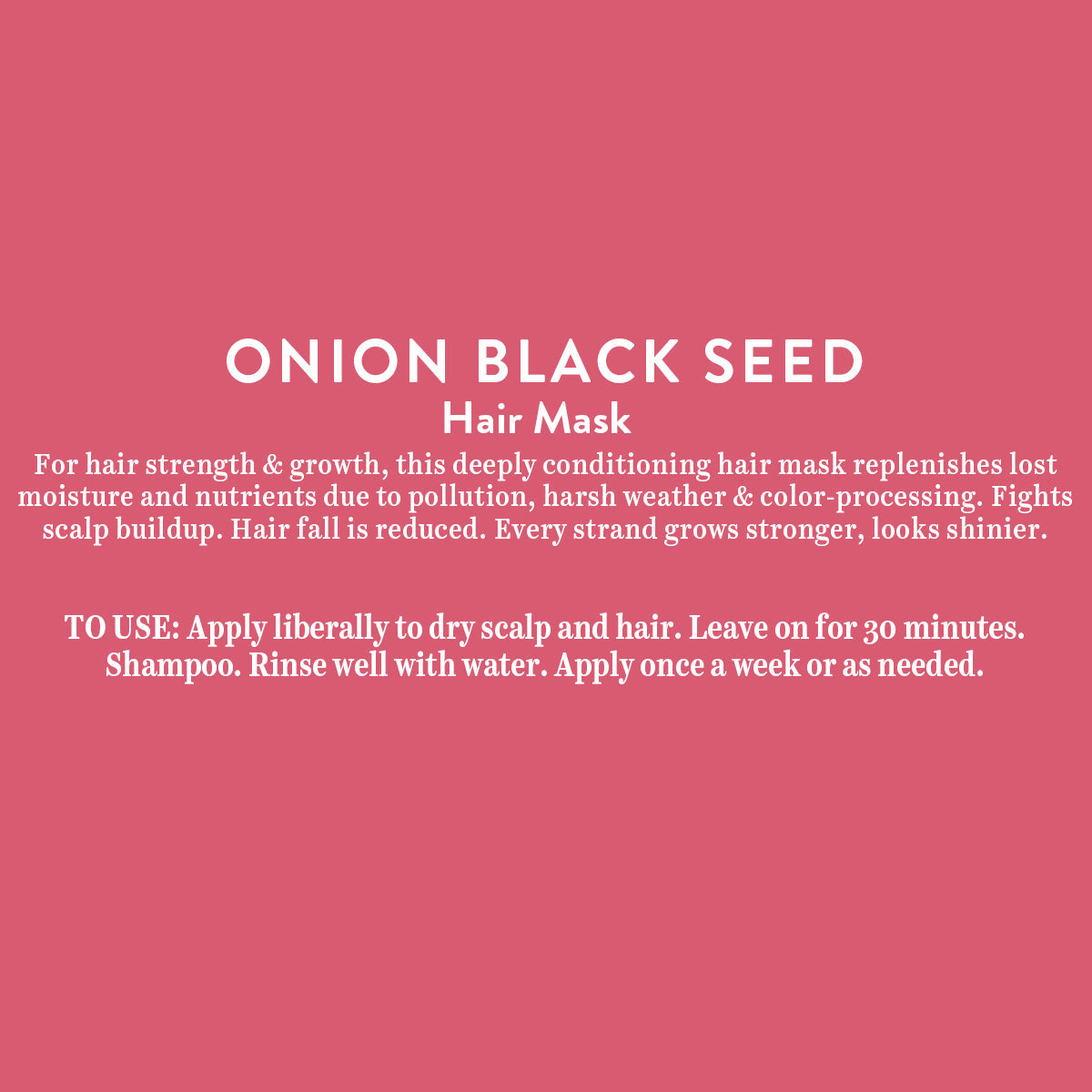 Onion Black Seed Hair Mask 175g