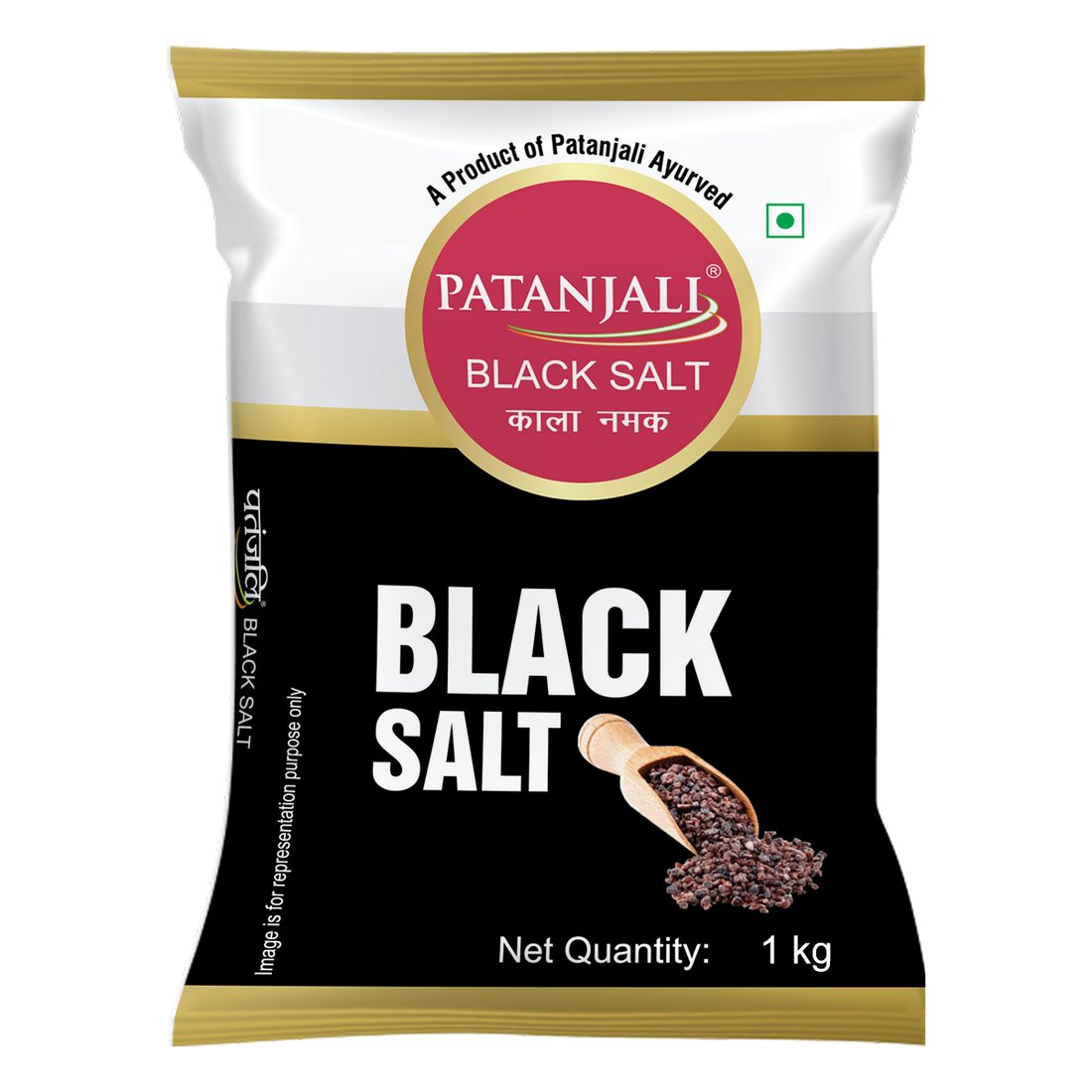 Patanjali 【Patanjali】 Kala Namak (Black Salt)｜カラナマク（ブラックソルト）｜1000g｜現地直輸入で買える日本国内最安級【インドの森】