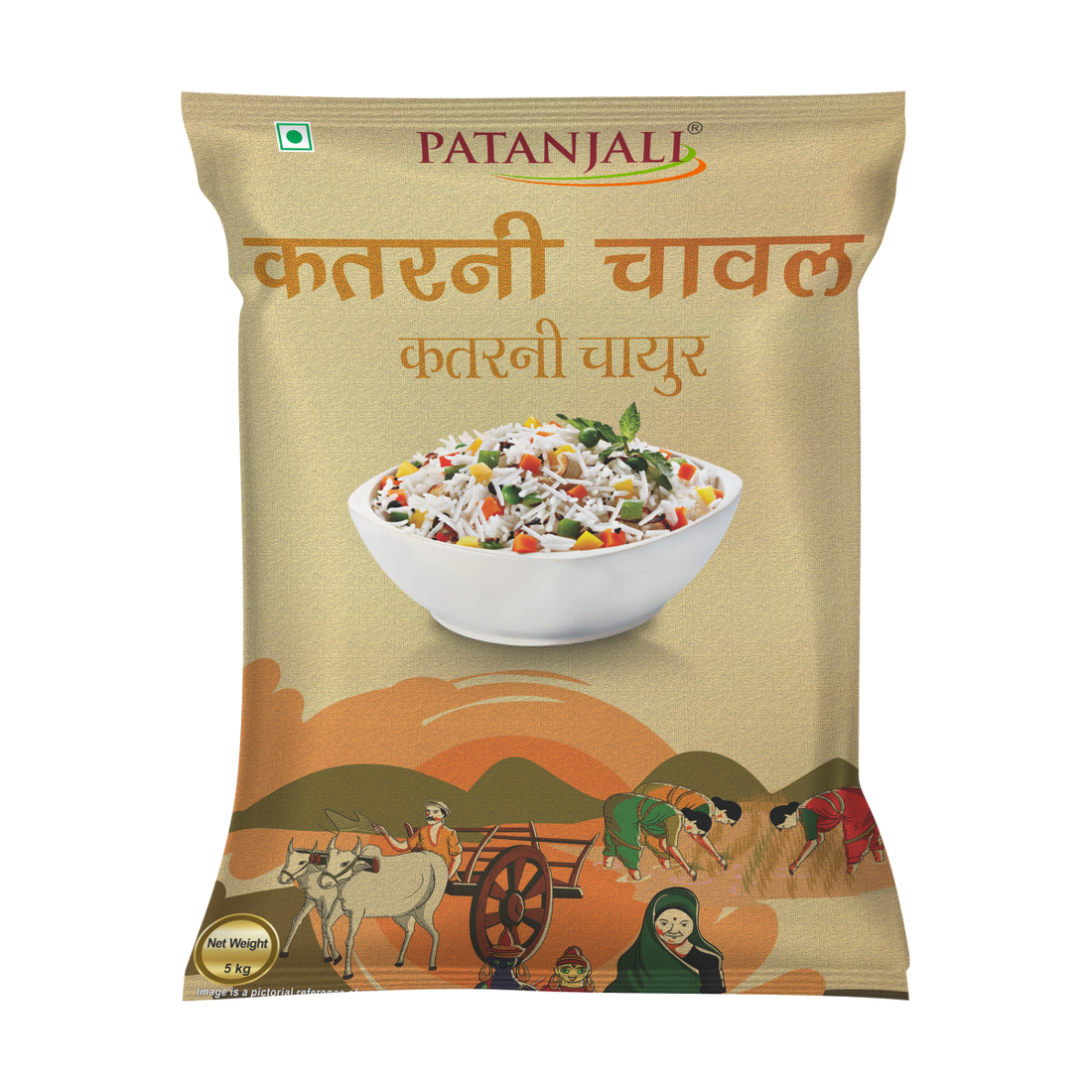 Patanjali 【Patanjali】 Katarani Rice (1 kg)｜カタラニ米｜1000g｜現地直輸入で買える日本国内最安級【インドの森】