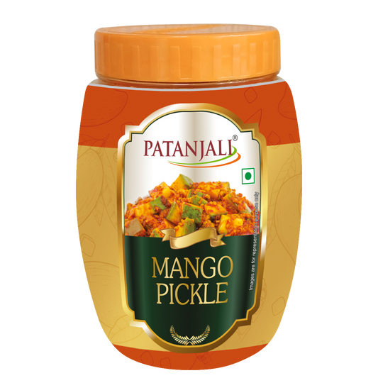 Patanjali 【Patanjali】 Mango Pickle｜マンゴーピクルス｜500g｜現地直輸入で買える日本国内最安級【インドの森】