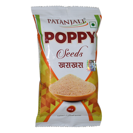 Patanjali 【Patanjali】 Poppy Seeds｜ポピーシード｜50g｜現地直輸入で買える日本国内最安級【インドの森】