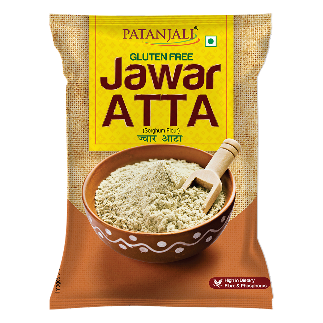 Patanjali 【Patanjali】 Jawar Atta｜ジョワールアタ｜500g｜現地直輸入で買える日本国内最安級【インドの森】