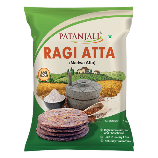 Patanjali 【Patanjali】 Ragi Atta (Madwa Atta)｜ラギ・アタ｜1000g｜現地直輸入で買える日本国内最安級【インドの森】