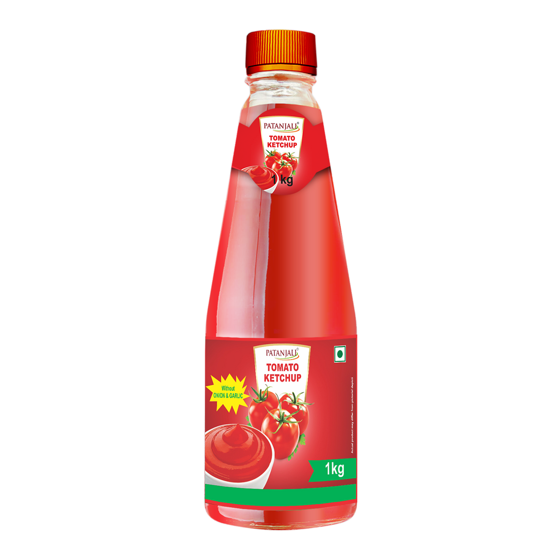 Patanjali 【Patanjali】 Tomato Ketchup W/o Onion Garlic (B) (500 g)｜トマトケチャップ（玉ねぎ・にんにく不使用）｜500g｜現地直輸入で買える日本国内最安級【インドの森】