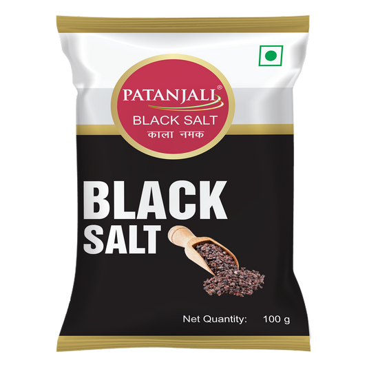 Patanjali 【Patanjali】 Kala Namak (Black Salt)｜カラナマク（ブラックソルト）｜100g｜現地直輸入で買える日本国内最安級【インドの森】