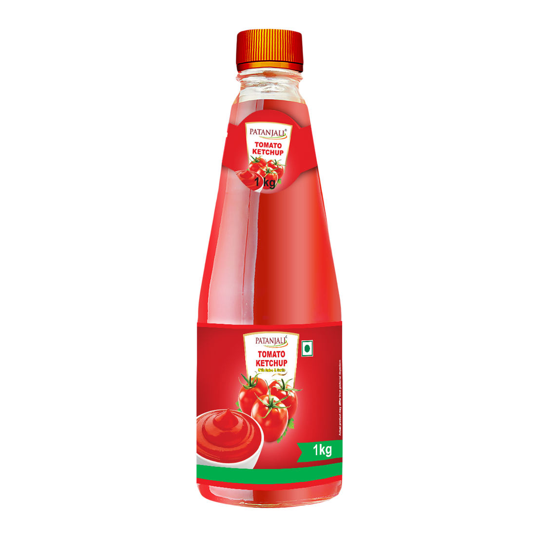 Patanjali 【Patanjali】 Tomato Ketchup with Onion & Garlic (B) (500 g)｜オニオン＆ガーリック入りトマトケチャップ｜500g｜現地直輸入で買える日本国内最安級【インドの森】