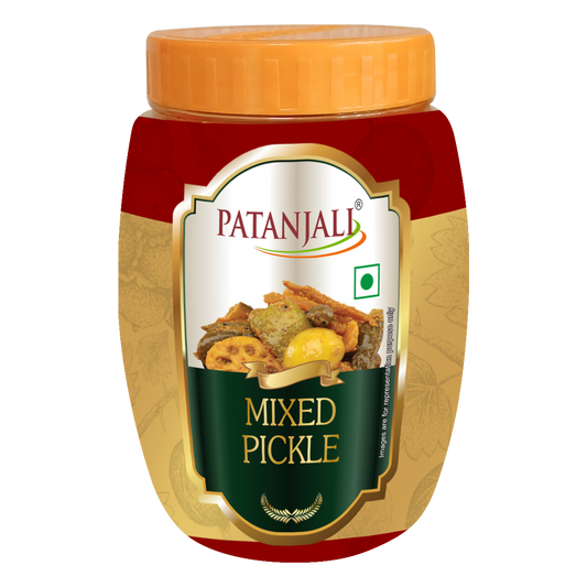 Patanjali 【Patanjali】 Mixed Pickle (1 kg)｜ミックスピクル｜1000g｜現地直輸入で買える日本国内最安級【インドの森】