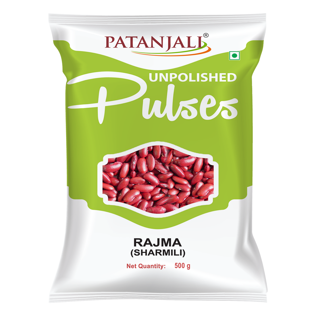Patanjali 【Patanjali】 Unpolished Rajma (Sharmili)｜無精製ラジマ（シャルミリ）｜500g｜現地直輸入で買える日本国内最安級【インドの森】