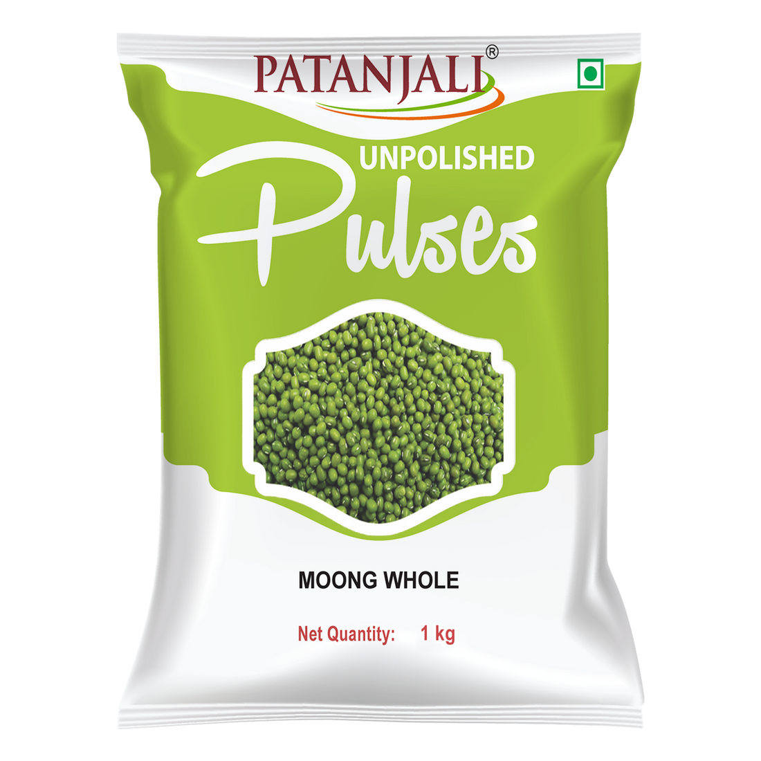 Patanjali 【Patanjali】 Unpolished Moong Sabut (500 g)｜ムング豆（皮付き・未精製）｜500g｜現地直輸入で買える日本国内最安級【インドの森】