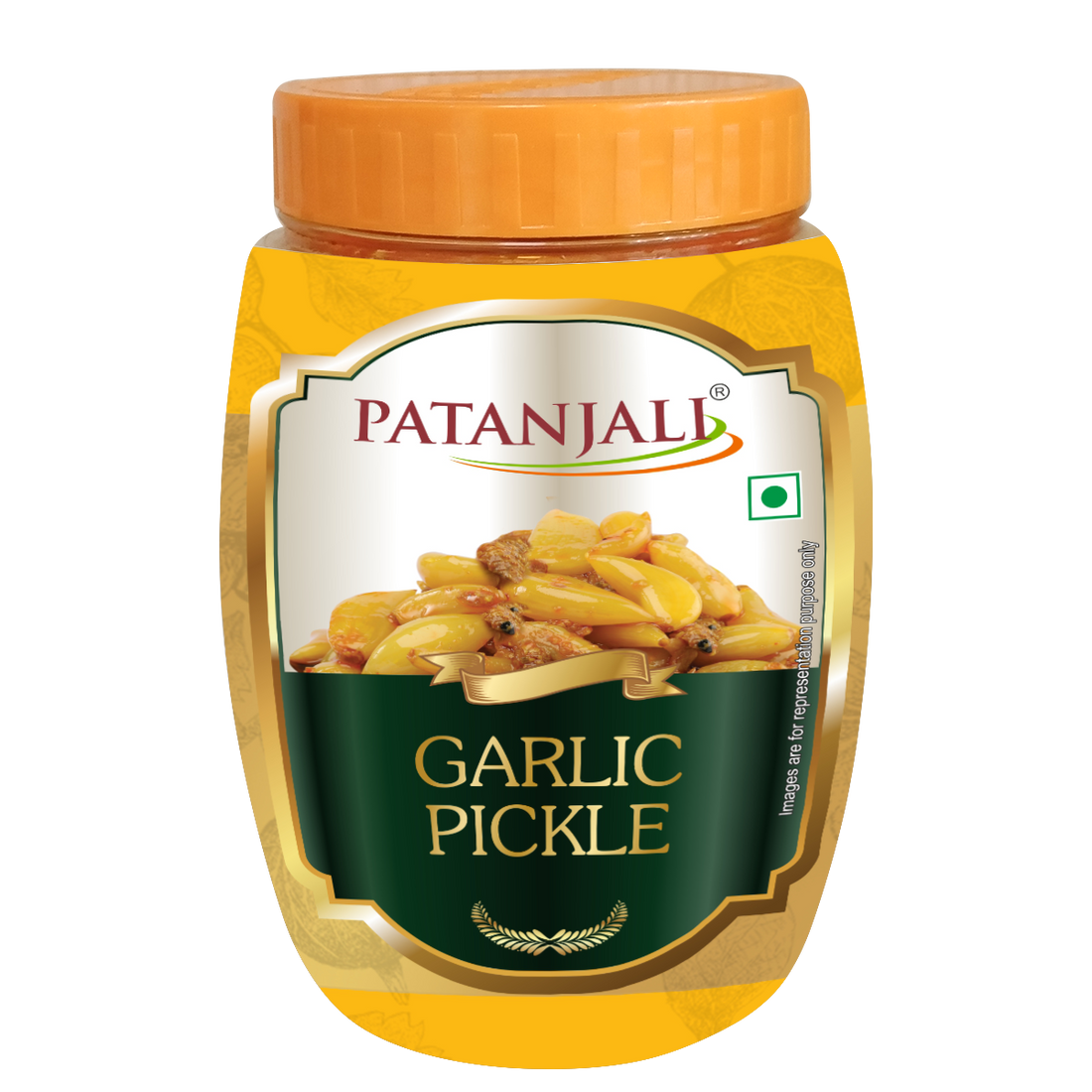 Patanjali 【Patanjali】 Garlic Pickle｜ガーリックピクルス｜1000g｜インド現地からお取り寄せ【インドの森】