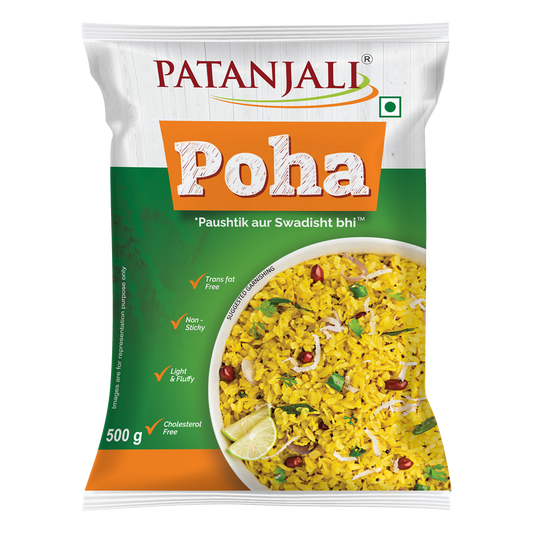 Patanjali 【Patanjali】 Poha｜ポハ｜500g｜現地直輸入で買える日本国内最安級【インドの森】
