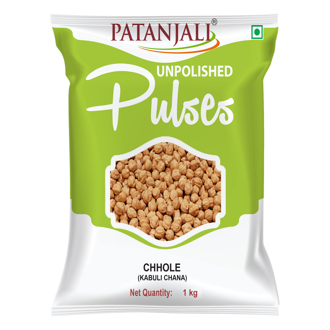 Patanjali 【Patanjali】 Unpolished Chhole (Kabuli Chana)｜未研磨チョーレ（カブリチャナ）｜1000g｜現地直輸入で買える日本国内最安級【インドの森】