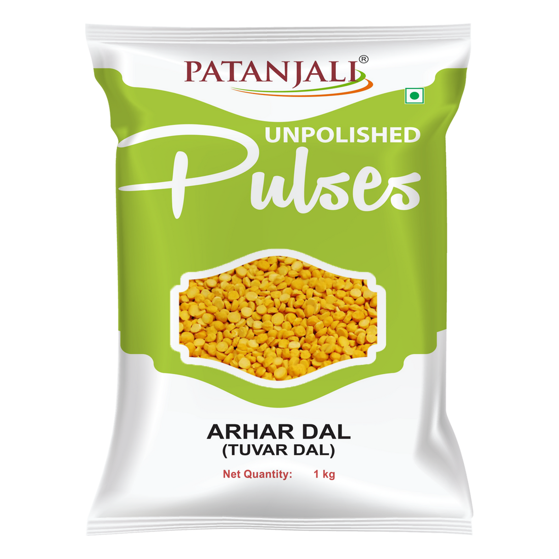 Patanjali 【Patanjali】 Unpolished Arhar Dal (Tuvar Dal)｜アルハルダール（トゥヴァルダール）｜1000g｜現地直輸入で買える日本国内最安級【インドの森】
