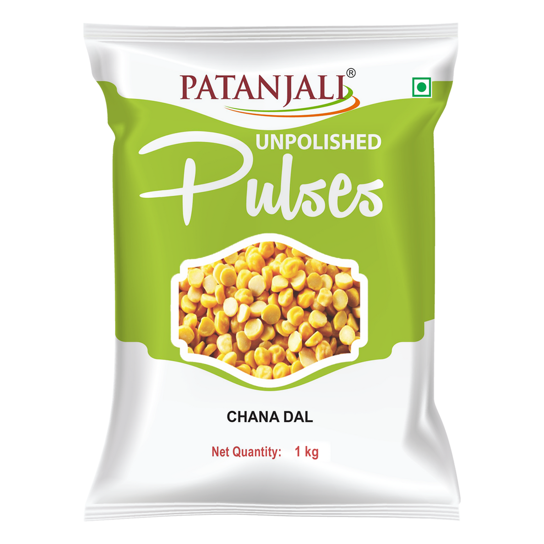 Patanjali 【Patanjali】 Unpolished Chana Dal｜無精製チャ｜1000g｜現地直輸入で買える日本国内最安級【インドの森】