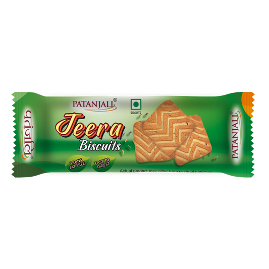 Patanjali 【Patanjali】 Jeera Biscuit (35 Gram)｜ジーラビスケット｜35g｜現地直輸入で買える日本国内最安級【インドの森】