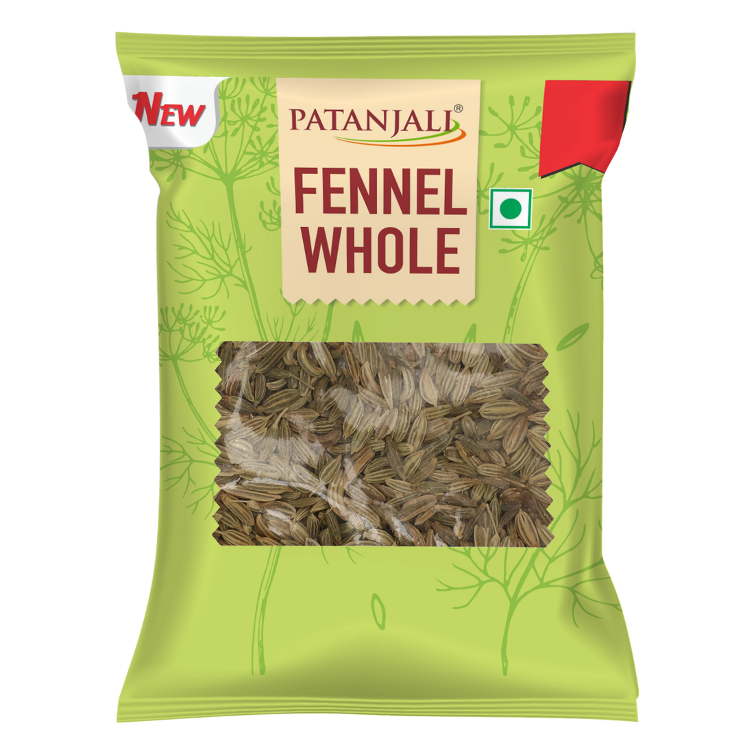 Patanjali 【Patanjali】 Fennel Whole｜フェンネルホール｜10g｜インド現地からお取り寄せ【インドの森】