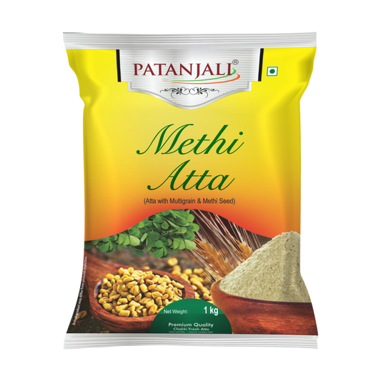 Patanjali 【Patanjali】 Methi Atta｜メティ アタ粉｜500g｜現地直輸入で買える日本国内最安級【インドの森】