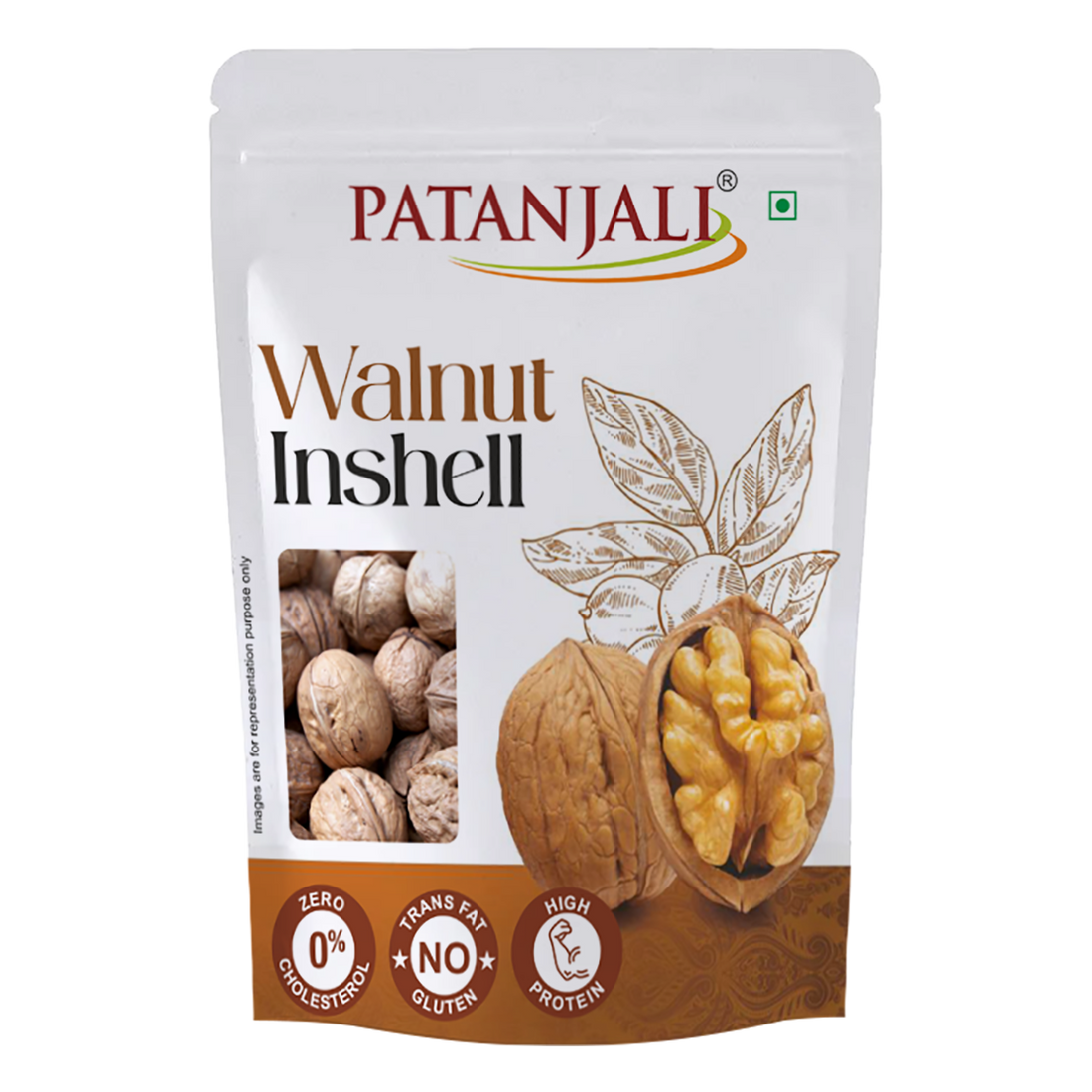 Patanjali 【Patanjali】 Walnut Inshell｜殻付きクルミ｜400g｜現地直輸入で買える日本国内最安級【インドの森】