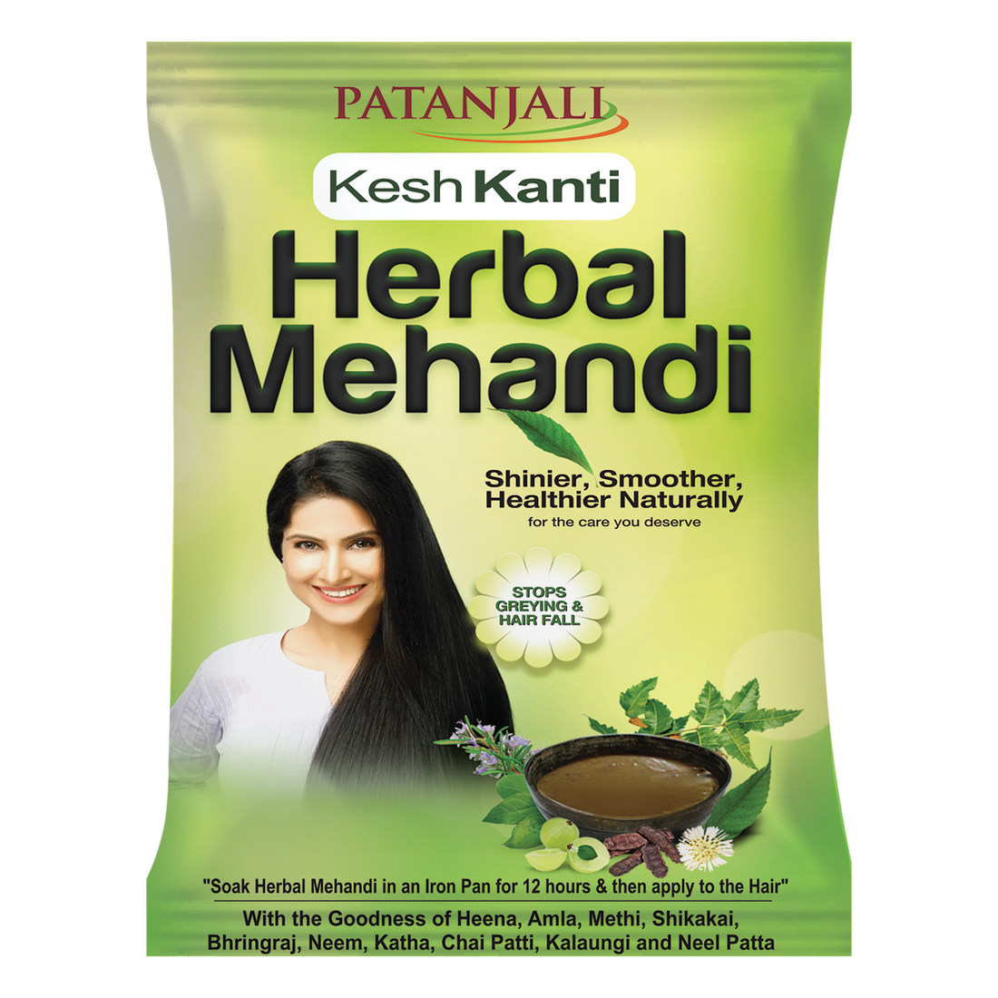 Patanjali 【Patanjali】 Kesh Kanti Herbal Mehandi｜ケシュカンティ ハーバル メヘンディ｜150g｜現地直輸入で買える日本国内最安級【インドの森】