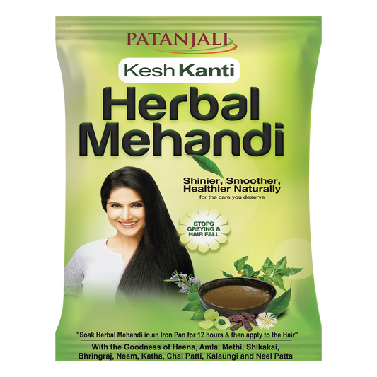 Patanjali 【Patanjali】 Kesh Kanti Herbal Mehandi｜ケシュカンティ ハーバル メヘンディ｜150g｜現地直輸入で買える日本国内最安級【インドの森】