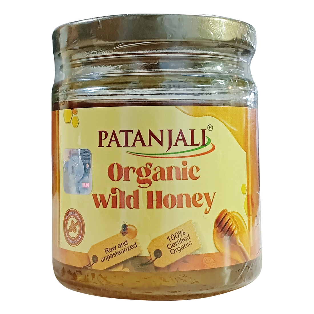 Patanjali 【Patanjali】 Organic Wild Honey｜オーガニック ワイルドハニー｜200g｜現地直輸入で買える日本国内最安級【インドの森】