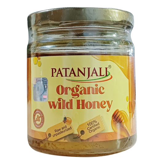 Patanjali 【Patanjali】 Organic Wild Honey｜オーガニック ワイルドハニー｜200g｜現地直輸入で買える日本国内最安級【インドの森】