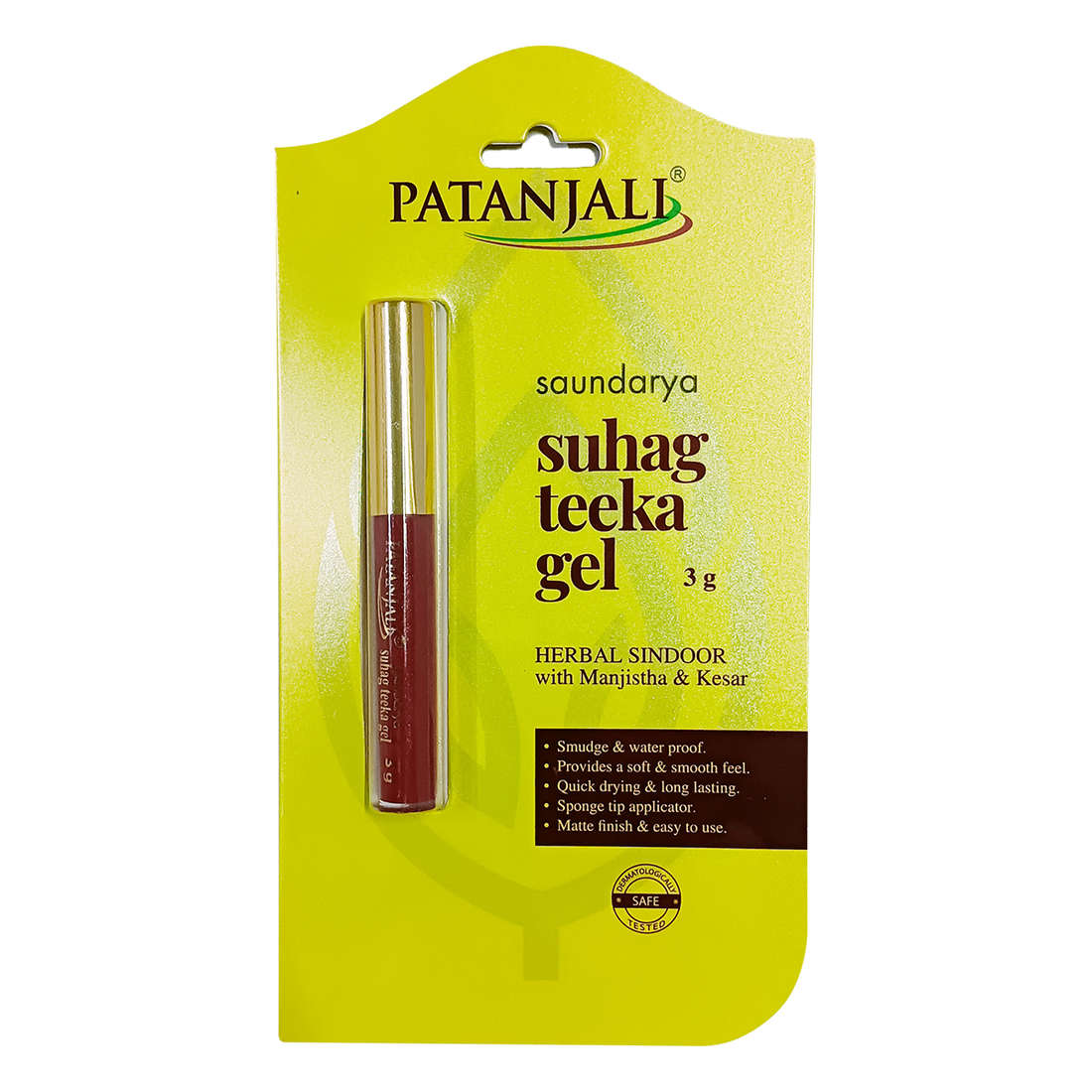 Patanjali 【Patanjali】 Saundarya Suhag Teeka Gel｜サウンダリヤ スハグ ティーカ ジェル｜100g｜現地直輸入で買える日本国内最安級【インドの森】