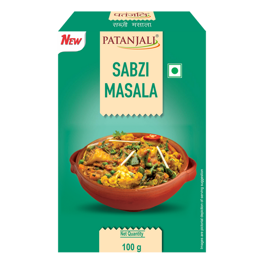Patanjali 【Patanjali】 Sabzi Masala｜サブジマサラ｜100g｜現地直輸入で買える日本国内最安級【インドの森】