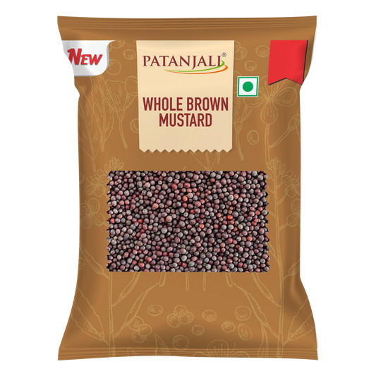 Patanjali 【Patanjali】 Whole Brown Mustard (Rai)｜ホールブラウンマスタード（ライ）｜22g｜現地直輸入で買える日本国内最安級【インドの森】