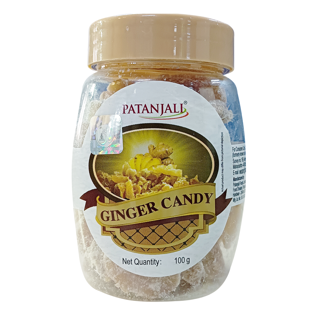 Patanjali 【Patanjali】 Ginger Candy｜ジンジャーキャンディ｜100g｜インド現地からお取り寄せ【インドの森】