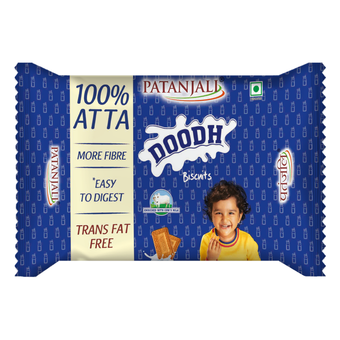 Patanjali 【Patanjali】 Doodh Biscuits (800 g)｜ミルクビスケット｜800g｜インド現地からお取り寄せ【インドの森】