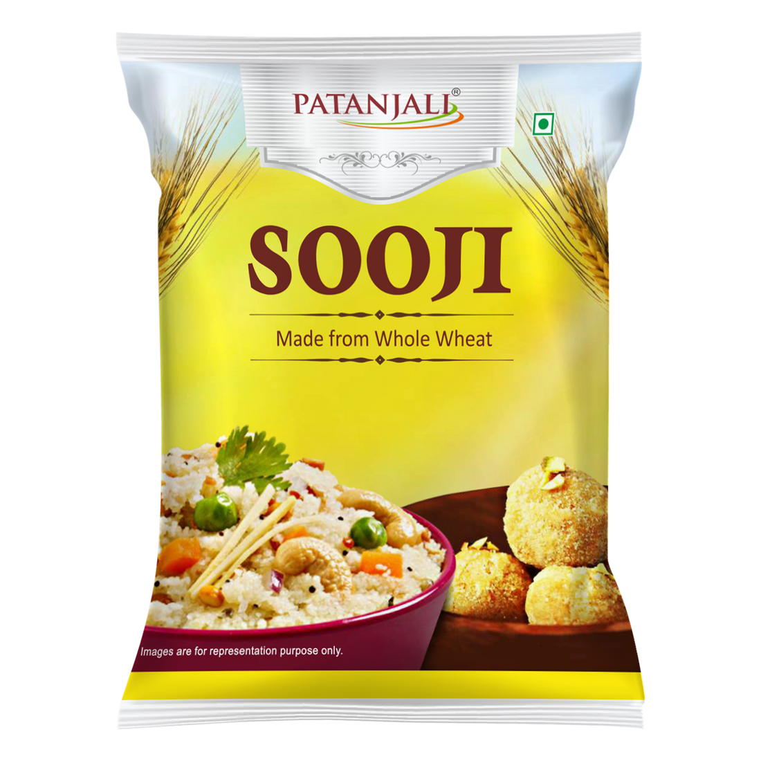 Patanjali 【Patanjali】 Sooji (500 g)｜スージー｜500g｜現地直輸入で買える日本国内最安級【インドの森】