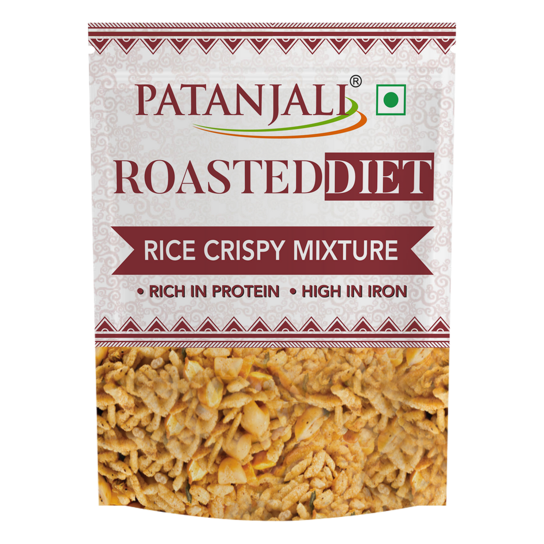 Patanjali 【Patanjali】 Roasted Diet- Rice Crispy Mixture｜ロースト ダイエット ライスクリスピー ミックス｜125g｜現地直輸入で買える日本国内最安級【インドの森】