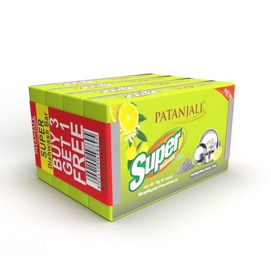 Patanjali 【Patanjali】 Super Dish wash Bar-225 Gram B3G1 Free｜スーパー食器洗いバー｜225g｜現地直輸入で買える日本国内最安級【インドの森】