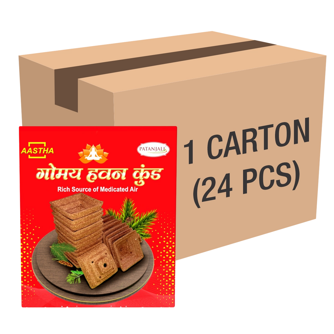 Patanjali 【Patanjali】 Gomay Hawan Kund 1 CLD｜ゴメイ ハワン・クンド｜100g｜インド現地からお取り寄せ【インドの森】