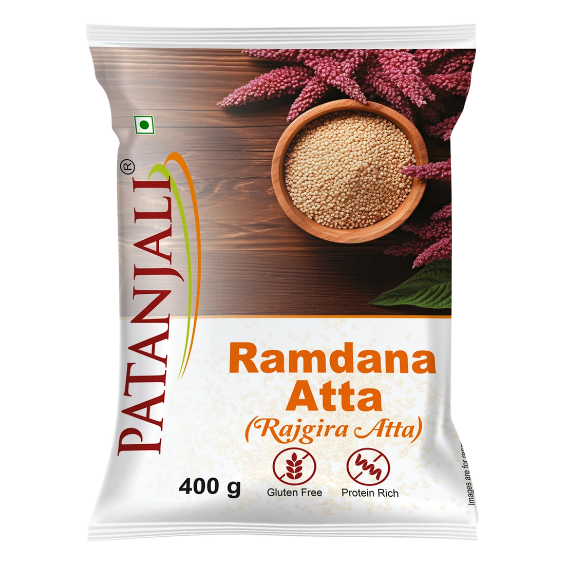 Patanjali 【Patanjali】 Ramdana Atta (Rajgira Atta)｜ラムダナアッタ（ラジギラアッタ）｜400g｜現地直輸入で買える日本国内最安級【インドの森】