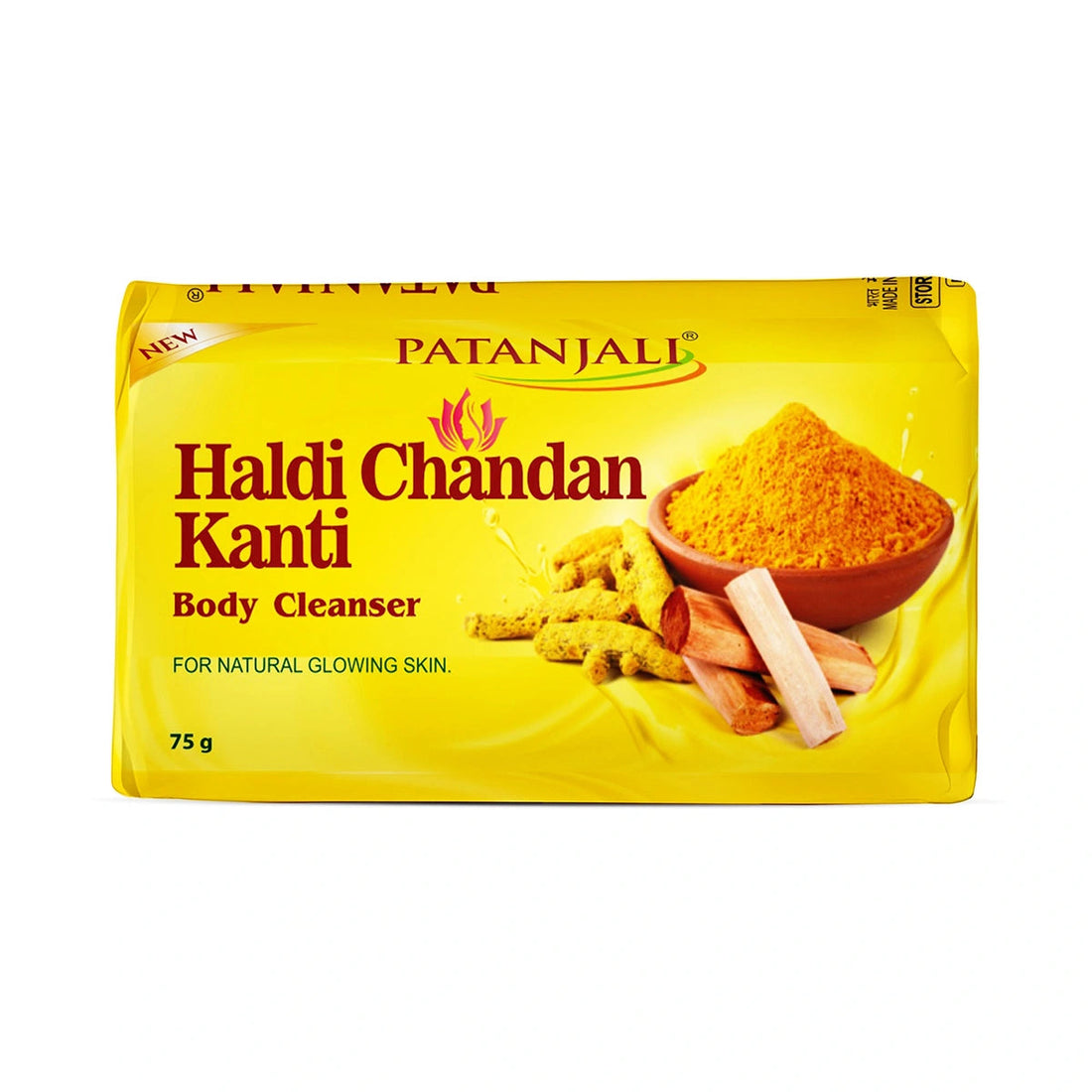 Patanjali 【Patanjali】 Haldi Chandan Kanti Body Cleanser｜ハルディ＆チャンダン カンティ ボディクレンザー｜100g｜インド現地からお取り寄せ【インドの森】