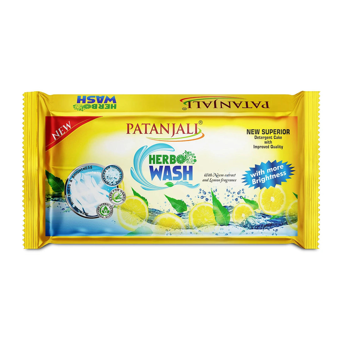 Patanjali 【Patanjali】 Herbo Wash Detergent Cake｜ハーボウォッシュ 洗濯石鹸｜225g｜現地直輸入で買える日本国内最安級【インドの森】