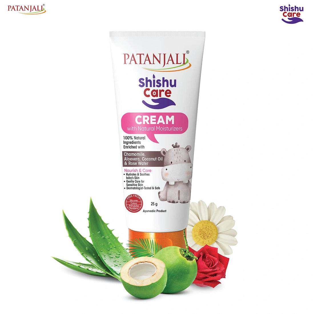 Patanjali 【Patanjali】 Shishu Care Cream｜シシュケアクリーム｜25g｜現地直輸入で買える日本国内最安級【インドの森】