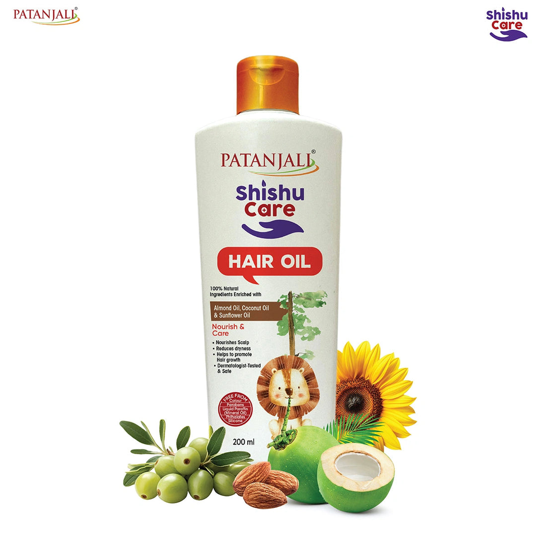 Patanjali 【Patanjali】 Shishu Care Hair Oil｜シシュケア ヘアオイル｜200g｜現地直輸入で買える日本国内最安級【インドの森】