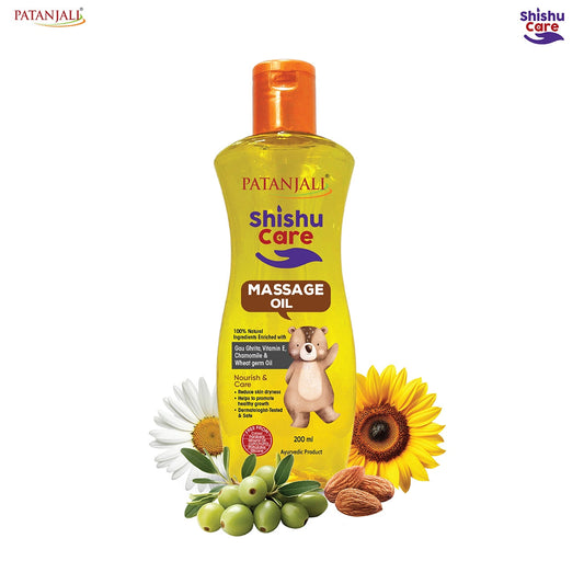 Patanjali 【Patanjali】 Shishu Care Massage Oil｜シシュケア マッサージオイル｜200g｜現地直輸入で買える日本国内最安級【インドの森】