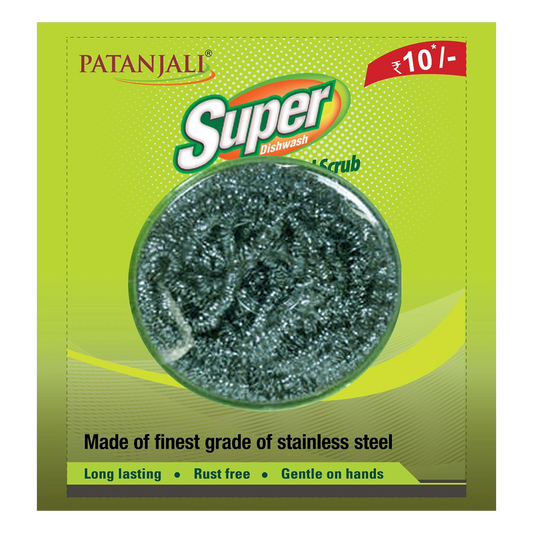 Patanjali 【Patanjali】 Super Steel Scrub｜スーパースチールスクラブ｜11g｜現地直輸入で買える日本国内最安級【インドの森】
