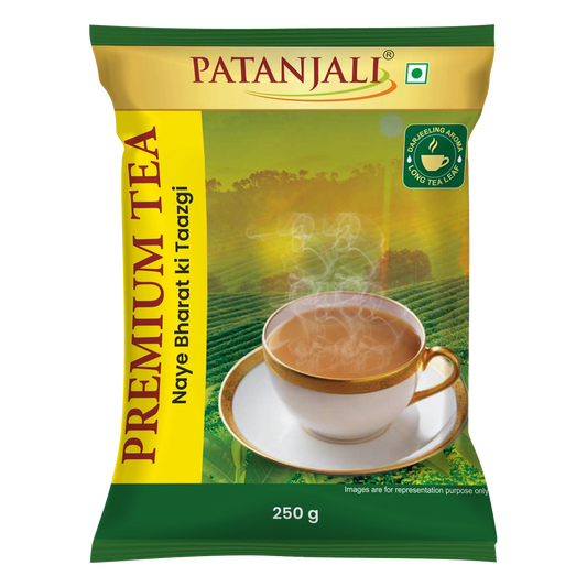 Patanjali 【Patanjali】 Premium Tea - (Poly)｜プレミアムティー（ポリ）｜250g｜現地直輸入で買える日本国内最安級【インドの森】