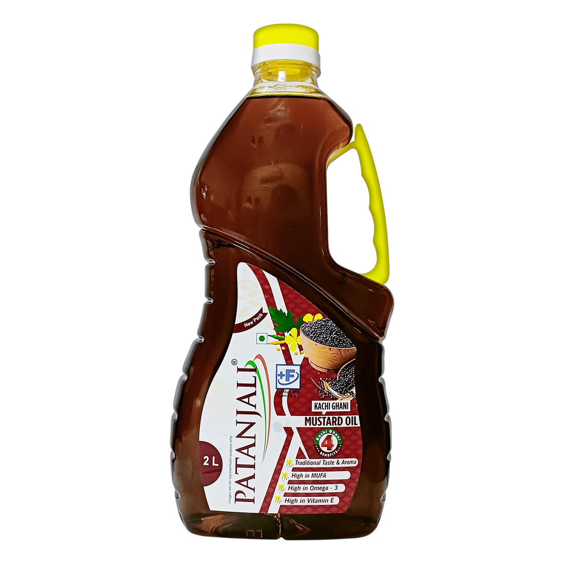 Patanjali 【Patanjali】 Mustard Oil Pet Jar｜マスタードオイル PETジャー｜2000g｜現地直輸入で買える日本国内最安級【インドの森】