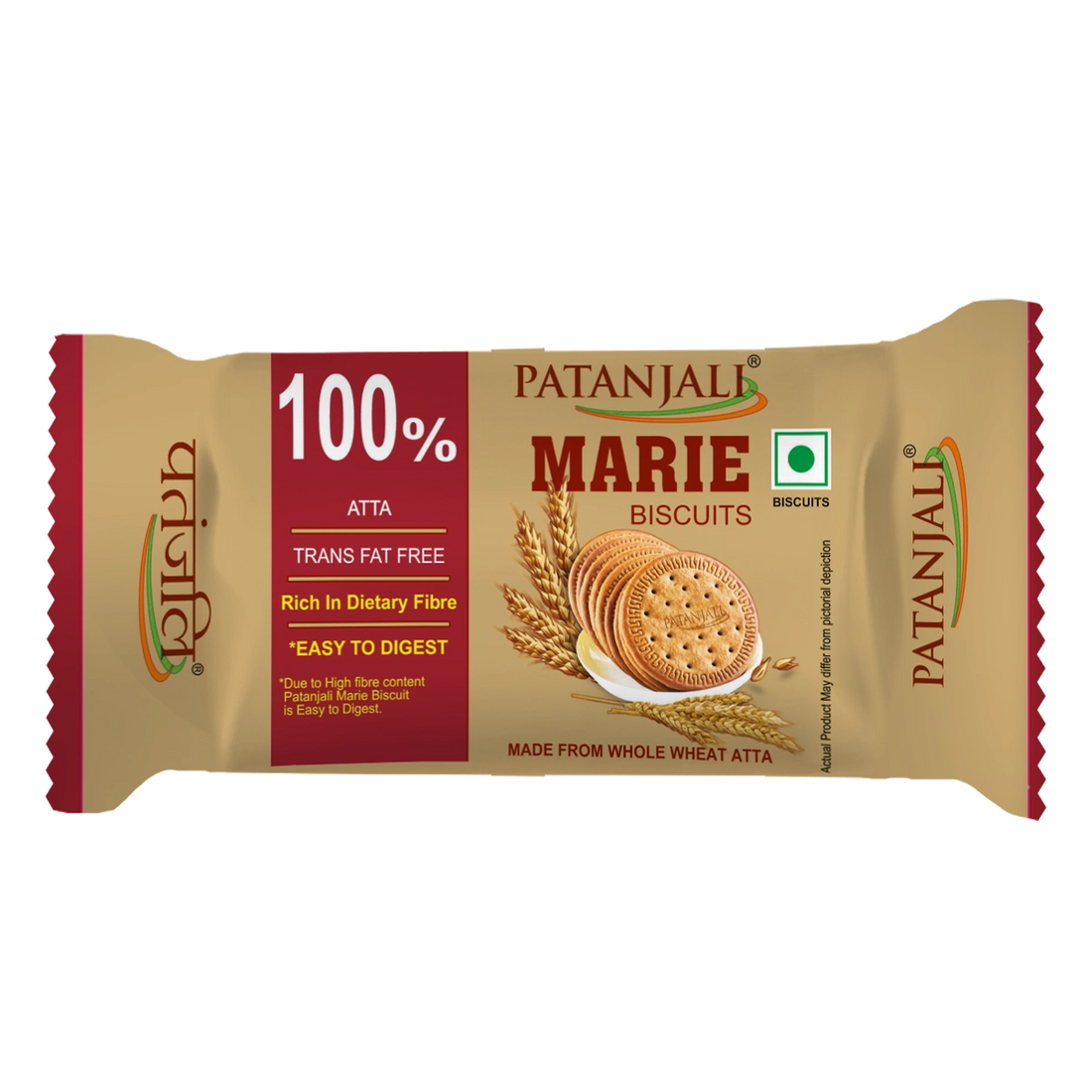 Patanjali 【Patanjali】 Marie Biscuits｜マリービスケット｜70g｜現地直輸入で買える日本国内最安級【インドの森】