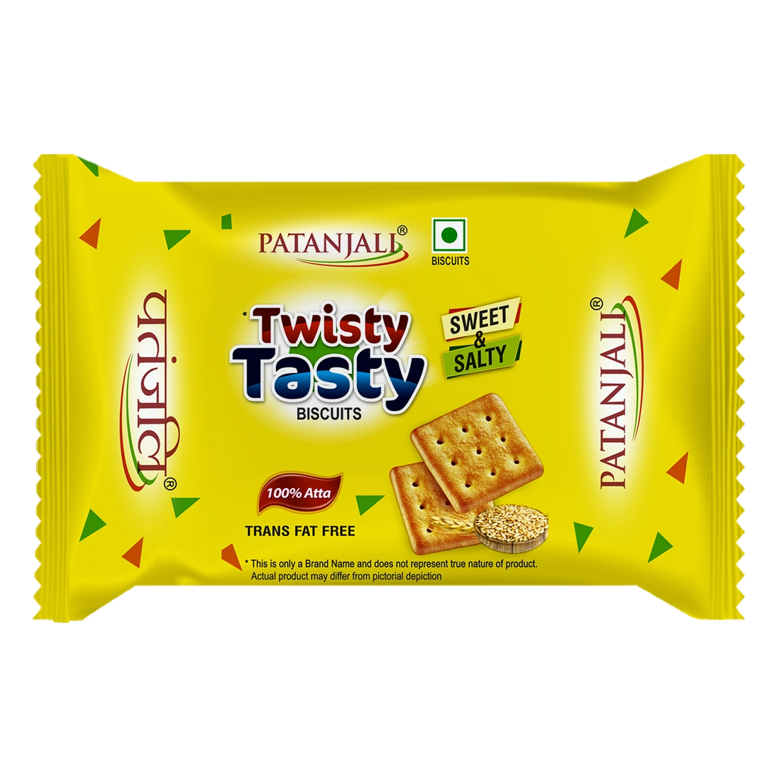 Patanjali 【Patanjali】 Twisty Tasty Biscuit (35 Gram)｜ツイスティ テイスティ ビスケット｜35g｜現地直輸入で買える日本国内最安級【インドの森】