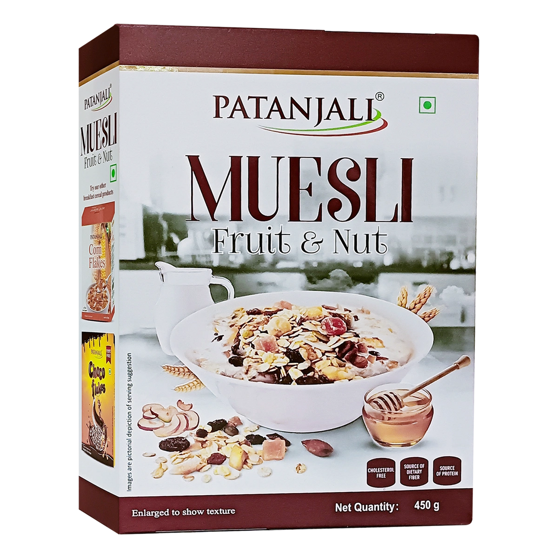 Patanjali 【Patanjali】 Muesli Fruit & Nut｜ミューズリー フルーツ＆ナッツ｜450g｜現地直輸入で買える日本国内最安級【インドの森】