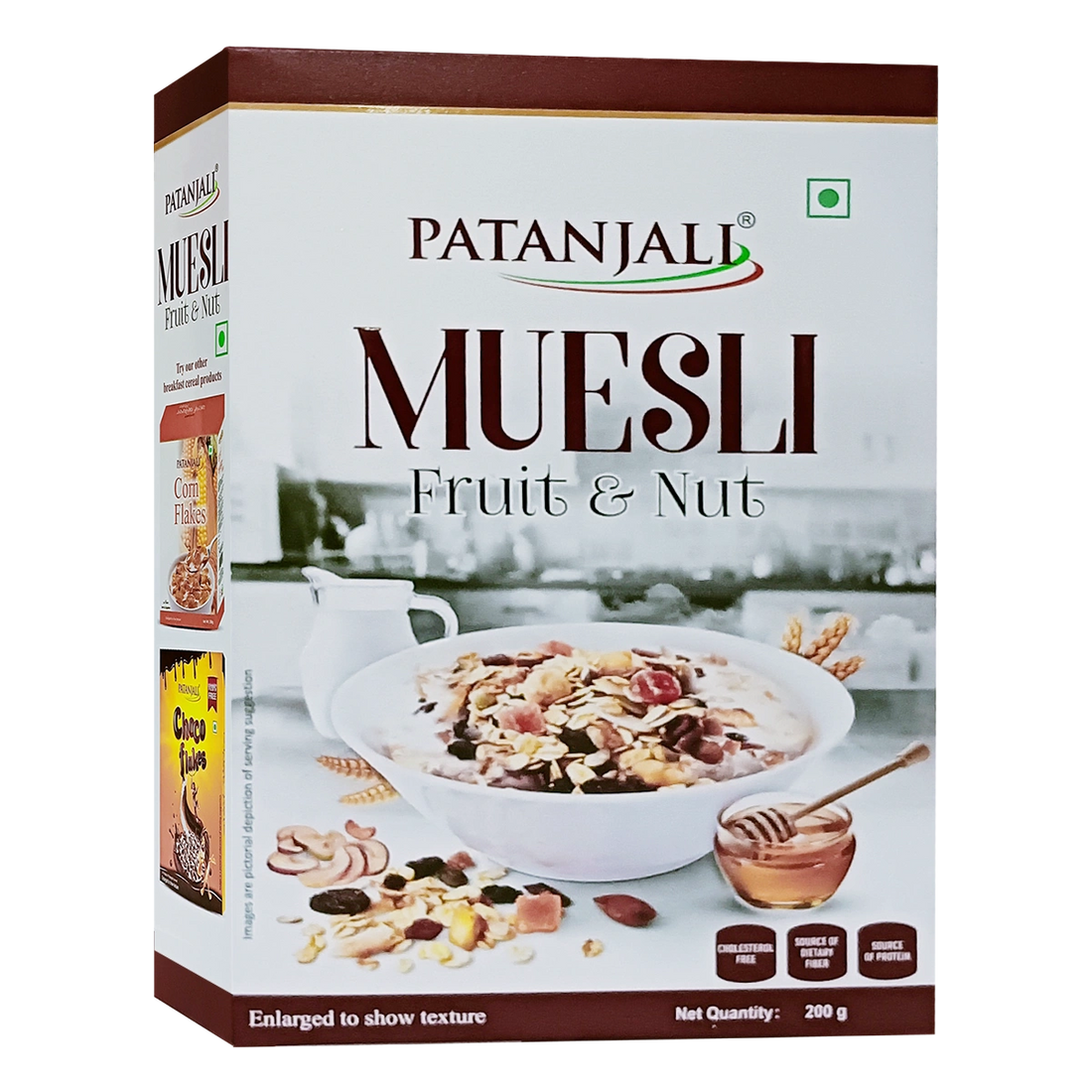 Patanjali 【Patanjali】 Muesli Fruit & Nut｜ミューズリー フルーツ＆ナッツ｜200g｜現地直輸入で買える日本国内最安級【インドの森】